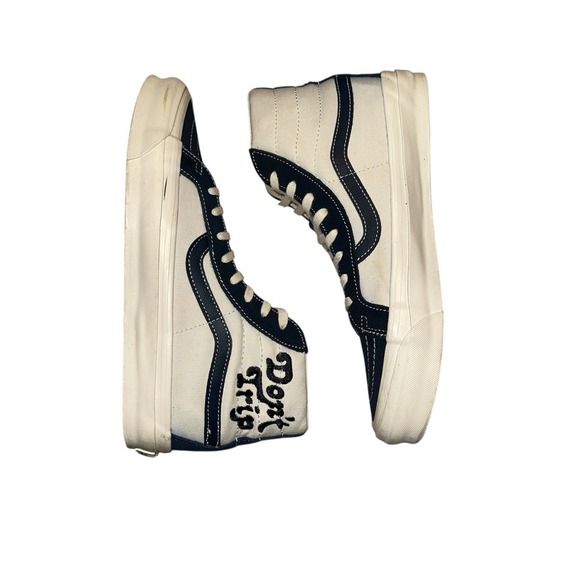 Vans OG SK8-HI LX Free & Easy Don't Trip Navy Dress Blue Marshmallow White 10.5 - Picture 10 of 12